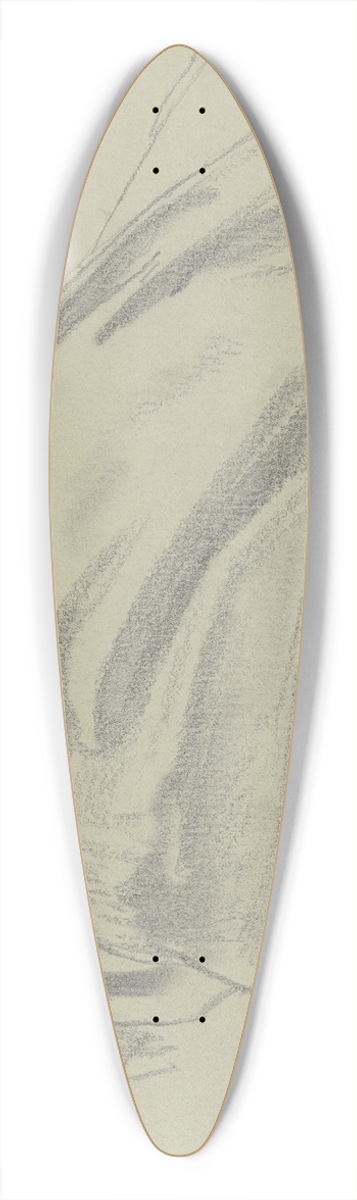 Julius Hamel - Gewandstudie zum Herzog von Alba in der Gefangennahme Egmonts 39.3 inch art pintail longboard deck