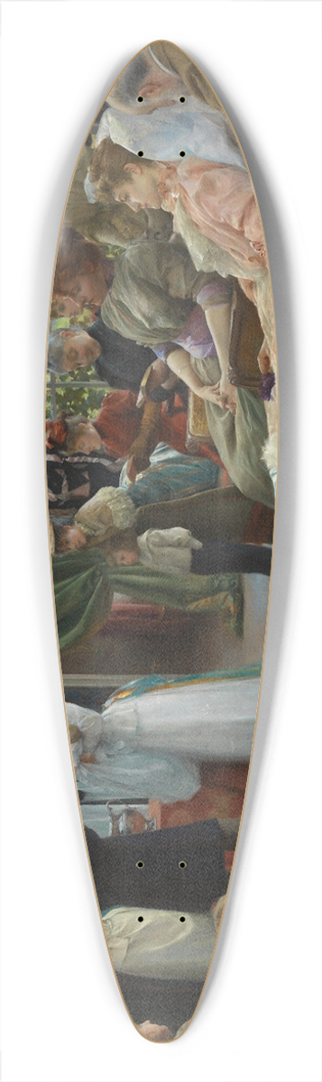 Julius Leblanc Stewart - The Baptism 39.3 inch art pintail longboard deck