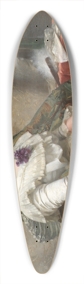 Julius Schmid - Stefanie Frth 39.3 inch art pintail longboard deck