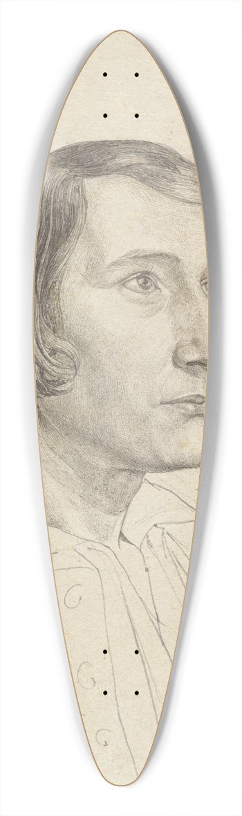 Julius Schnorr Von Carolsfeld - Gustav Heinrich Naeke 39.3 inch art pintail longboard deck