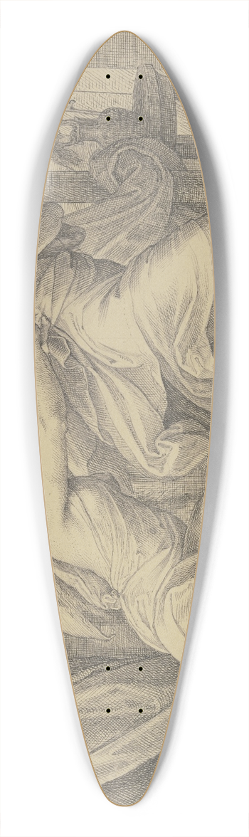 Julius Schnorr Von Carolsfeld - Josephs Keuschheit und der Potiphar Untreue 39.3 inch art pintail longboard deck