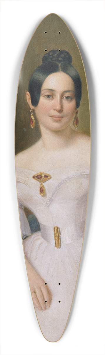 Julius Schoppe - Emilie von Wartenegg 39.3 inch art pintail longboard deck