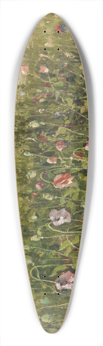 Julius Sergius Klever - Blhender Mohn 39.3 inch art pintail longboard deck