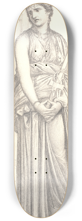 Christen Kbke - Medea med svrdet i hnden, hel figur 8.25 inch art skate deck