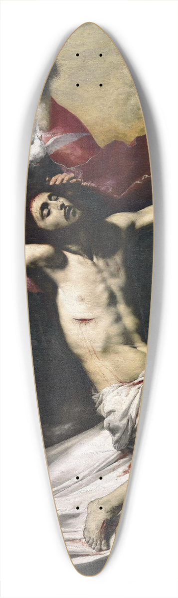 Jusepe de Ribera - The Trinity 39.3 inch art pintail longboard deck