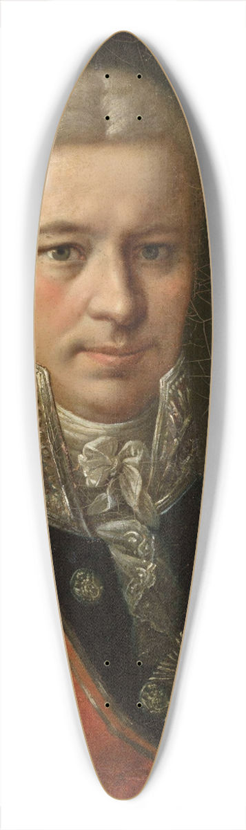 Jzef Brodowski - Portrait of Miczyski, voivode 39.3 inch art pintail longboard deck