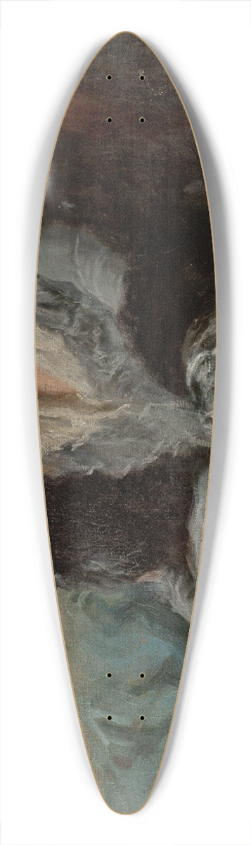 Jzef Czajkowski - Portrait of the artists wife, Leta Czajkowska (ca.18751947) 39.3 inch art pintail longboard deck