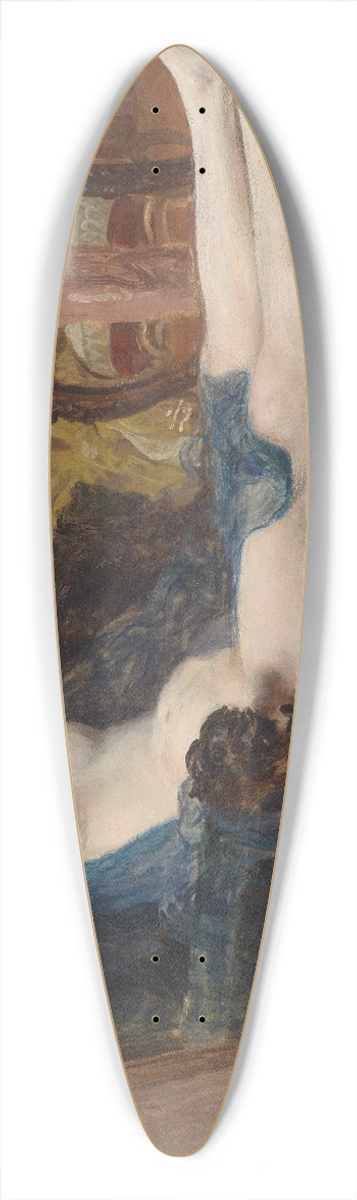 Jzef Mcina-Krzesz - Tagtrume 39.3 inch art pintail longboard deck