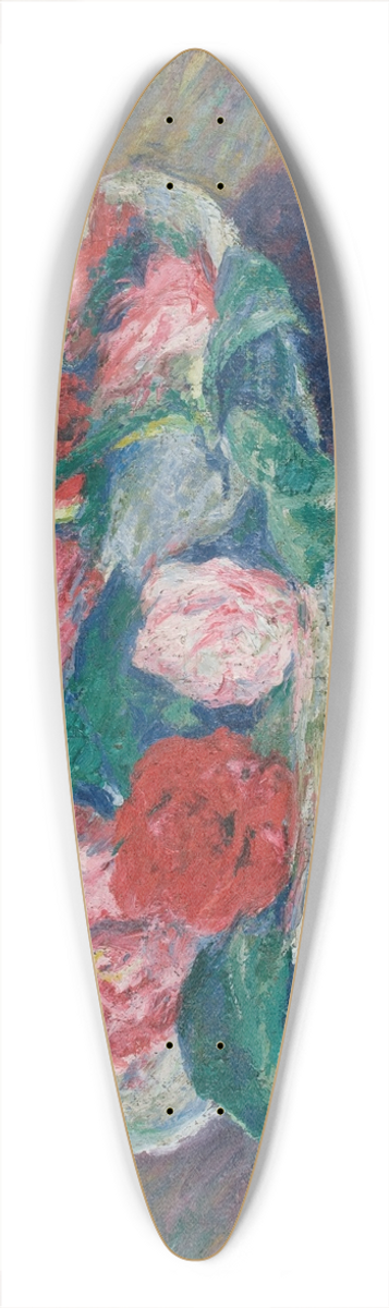 Jzef Pankiewicz - Camellias in a Bowl 39.3 inch art pintail longboard deck