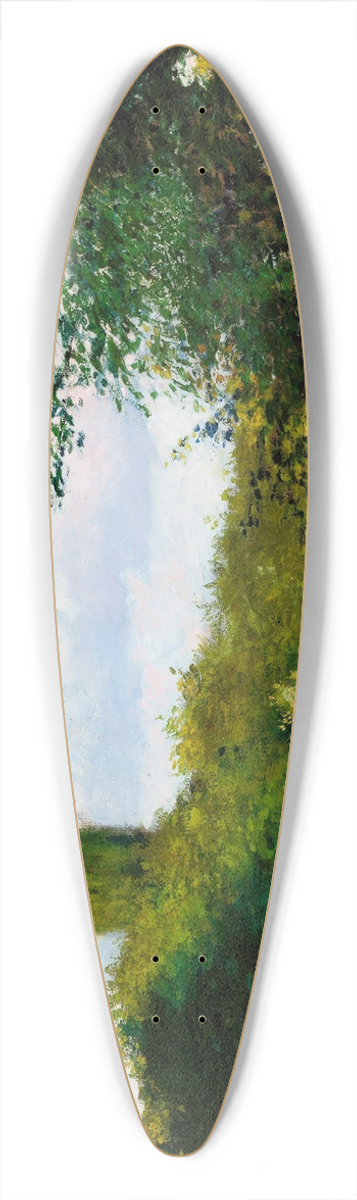 Jzef Rapacki - In the Garden 39.3 inch art pintail longboard deck