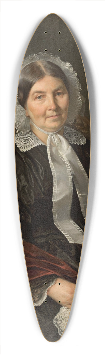 Jzef Simmler - Portrait of Matylda Werner 39.3 inch art pintail longboard deck