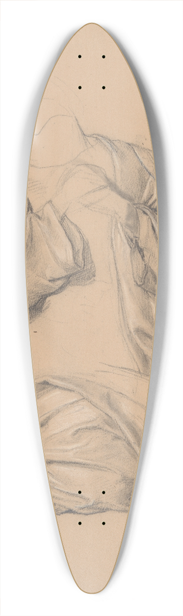 Jzef Simmler - Study of the Robes of St Matthias to the Painting Martyrdom of St Matthias 39.3 inch art pintail longboard deck