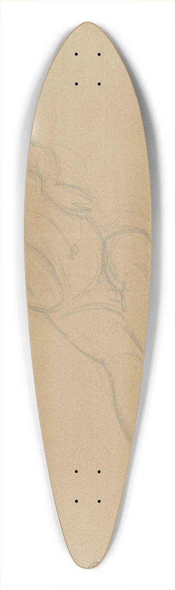 Jzef Simmler - Szkice puttw i draperii do plafonu Pochd weselny Amora i Psyche 39.3 inch art pintail longboard deck