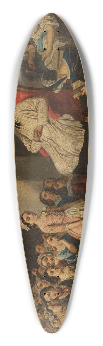 Jzef Szermentowski - Catechism lesson 39.3 inch art pintail longboard deck