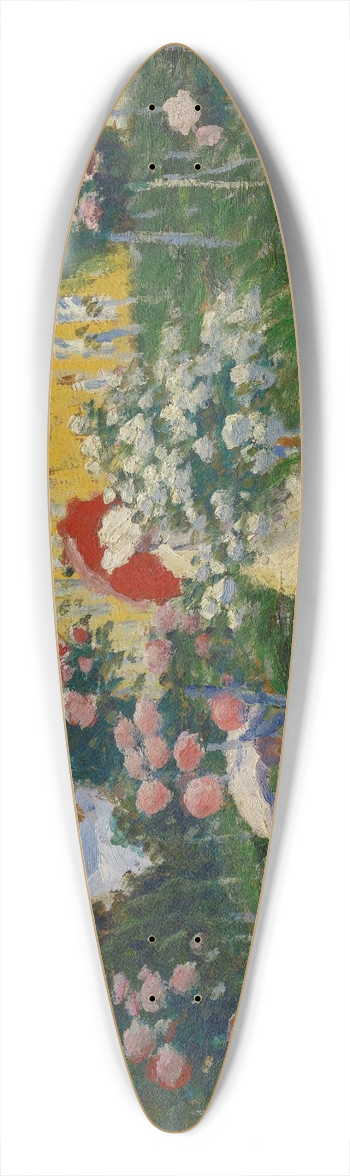 Jzsef Rippl-Rnai - GardenLandscape 39.3 inch art pintail longboard deck