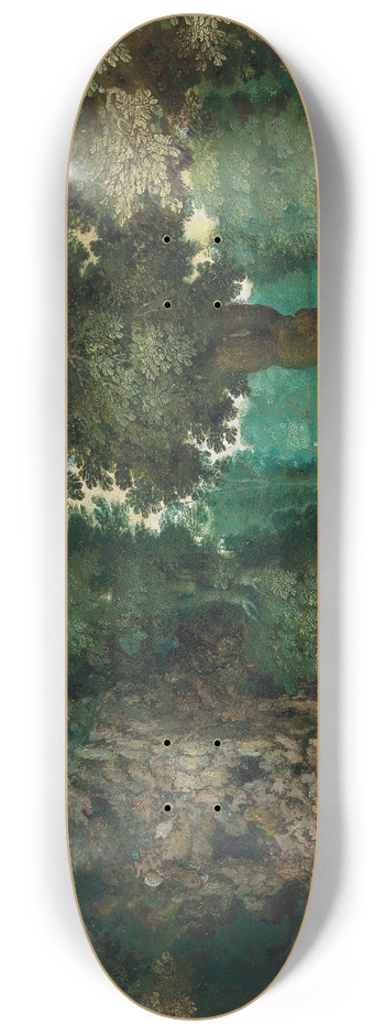 Adriaen van Stalbemt - Bathing nymphs in a forest 8.25 inch art skate deck