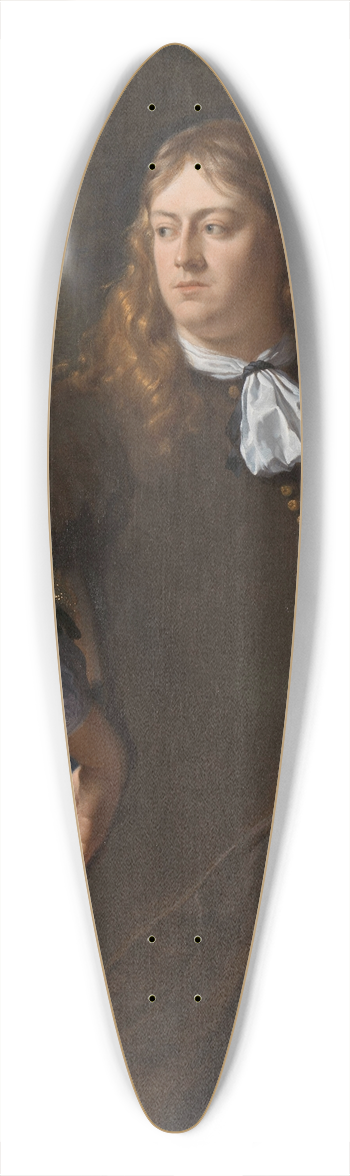 Karel Dujardin - Portrait of a Man 39.3 inch art pintail longboard deck