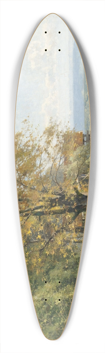 Karl Adam Heinisch - Herbst am Starnberger See 39.3 inch art pintail longboard deck