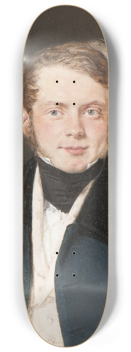 Christian Albrecht Jensen - Mansportrtt 8.25 inch art skate deck