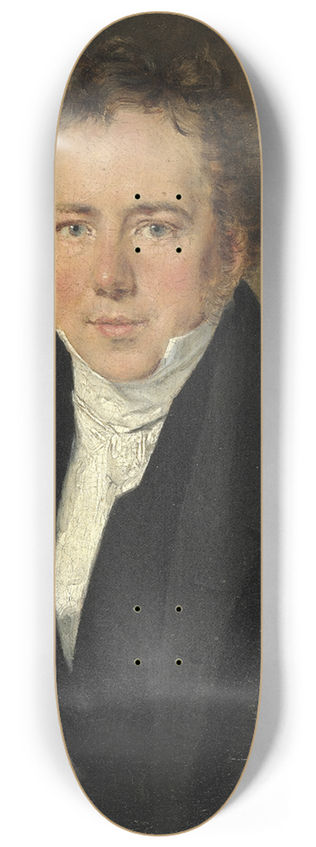 Christian Albrecht Jensen - Portrt af Edward OFerrall greve Bourke 8.25 inch art skate deck