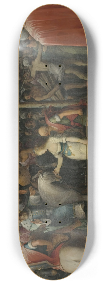 Adriaen van Stalbemt - Tamar Being Led To The Stake 8.25 inch art skate deck