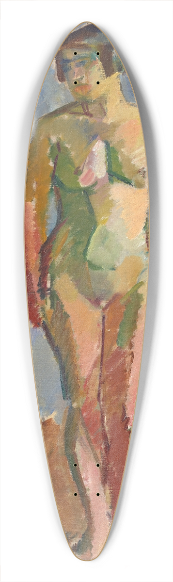 Karl Isakson - Standing Model 39.3 inch art pintail longboard deck