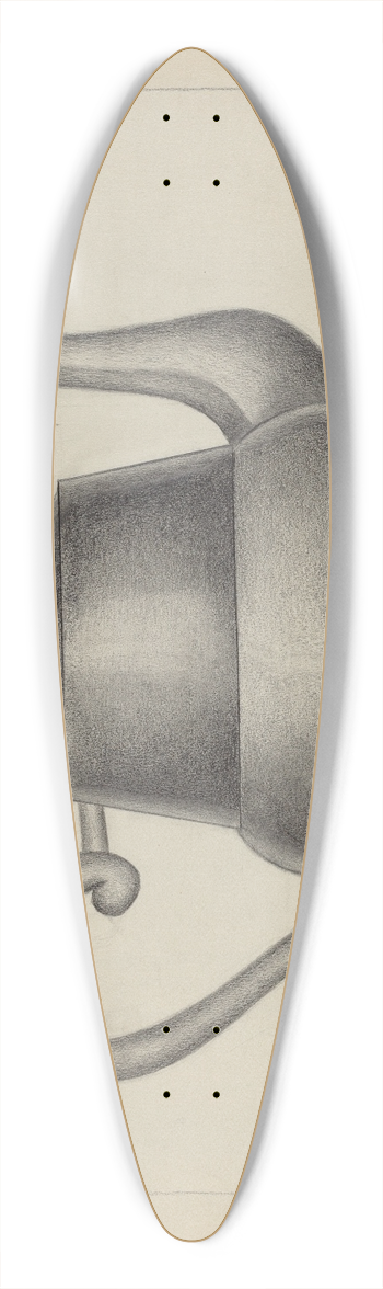 Karl Joubert - Pewter Teapot 39.3 inch art pintail longboard deck