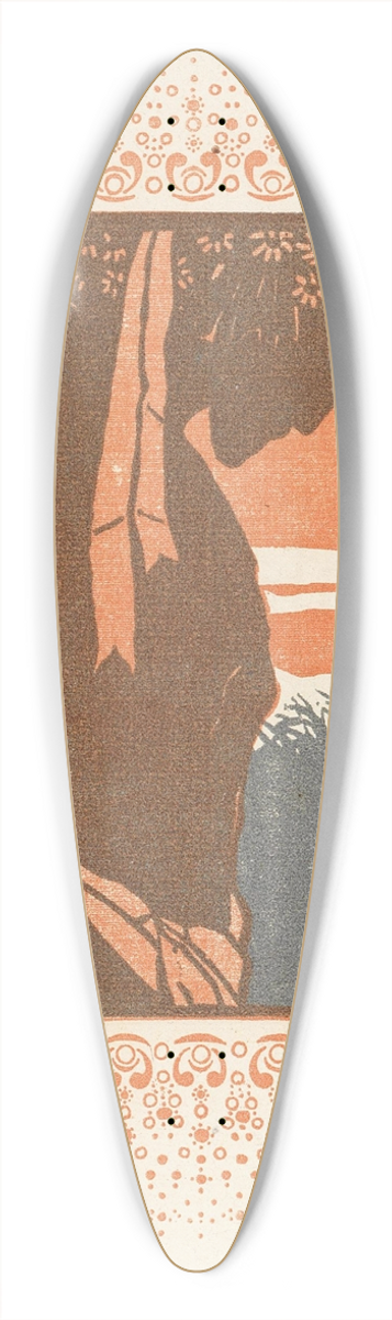 Karl Mller - Die Erfllung 39.3 inch art pintail longboard deck