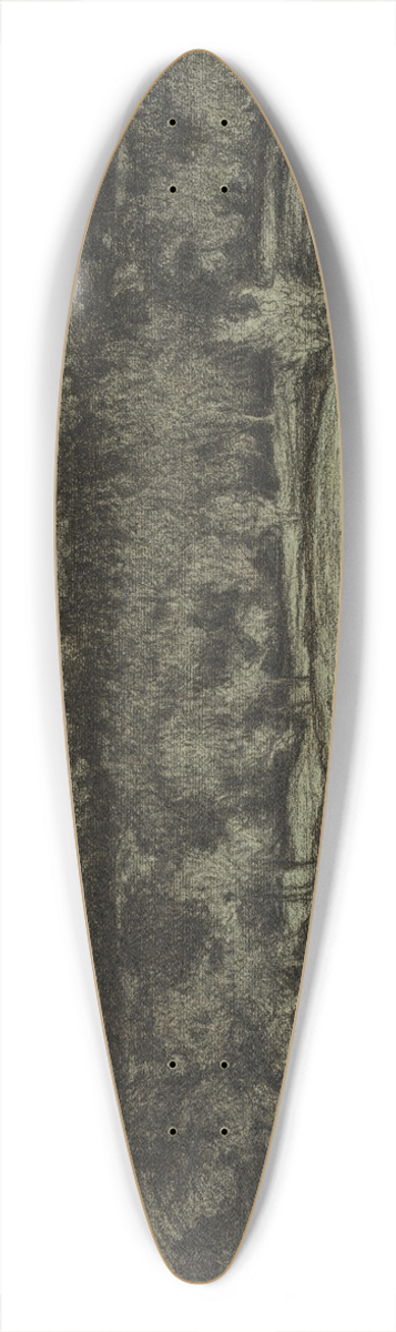 Karl Nordstrm - Landscape near Stockholm 39.3 inch art pintail longboard deck