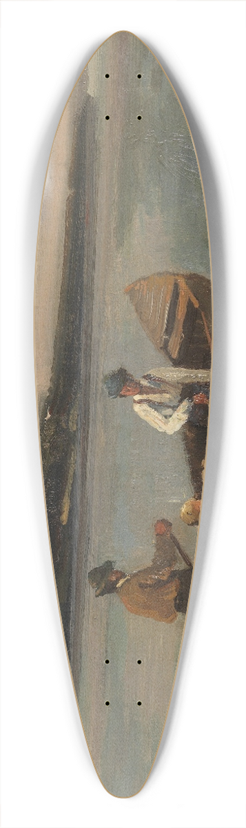 Karl Raupp - Chiemseefischer 39.3 inch art pintail longboard deck