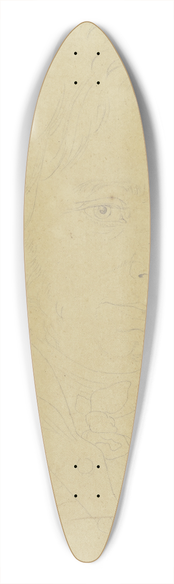 Karl Sandhaas - Bildnis Johann Joseph Grres 39.3 inch art pintail longboard deck