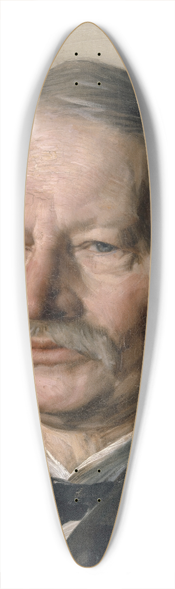 Karl Stauffer-Bern - Portrait of the Poet Gustav Freytag 39.3 inch art pintail longboard deck