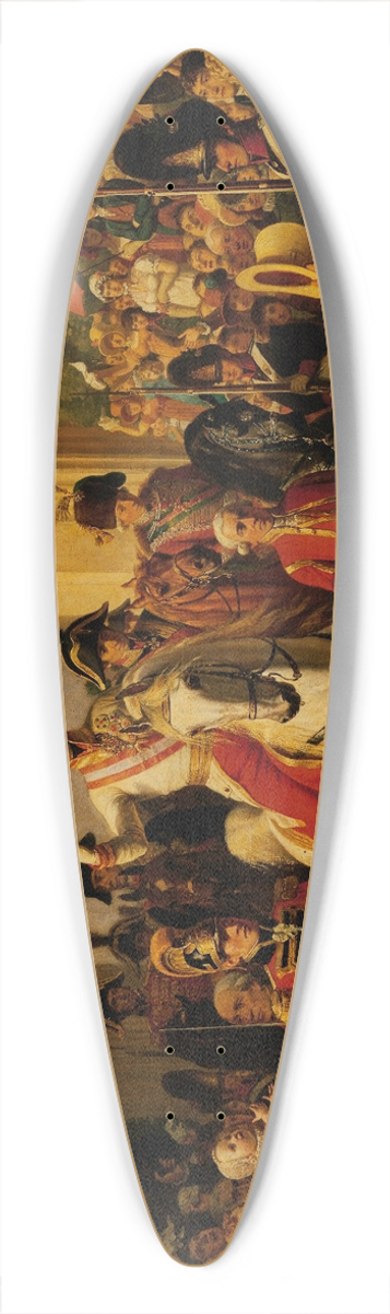 Karl von Blaas - Der Einzug des Kaisers Franz I. (II.) von sterreich in Wien 1814 39.3 inch art pintail longboard deck