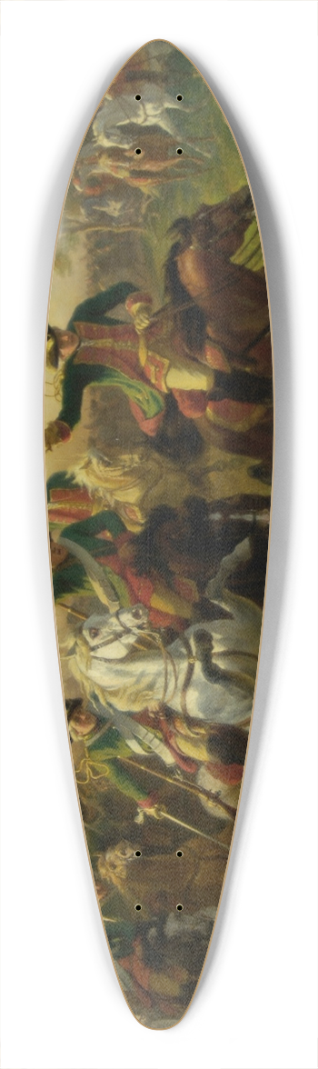 Karl von Blaas - Die Schlacht bei Kolin 1757 39.3 inch art pintail longboard deck
