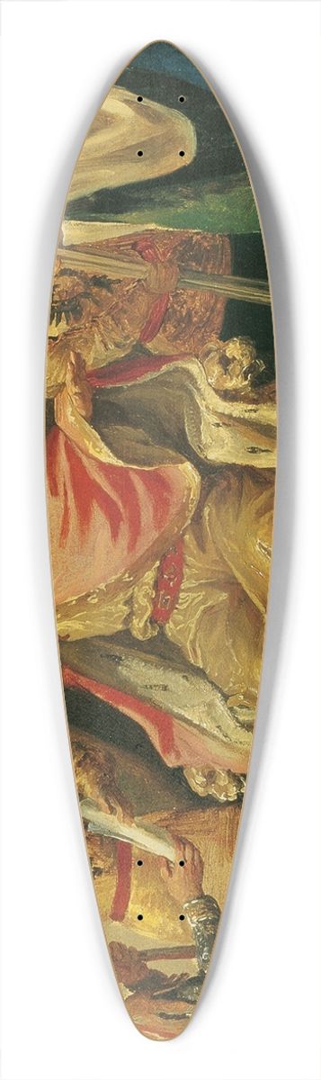 Karl von Blaas - Friedrich Barbarossa belehnt Heinrich Jasomirgott und Heinrich den Lwen 39.3 inch art pintail longboard deck