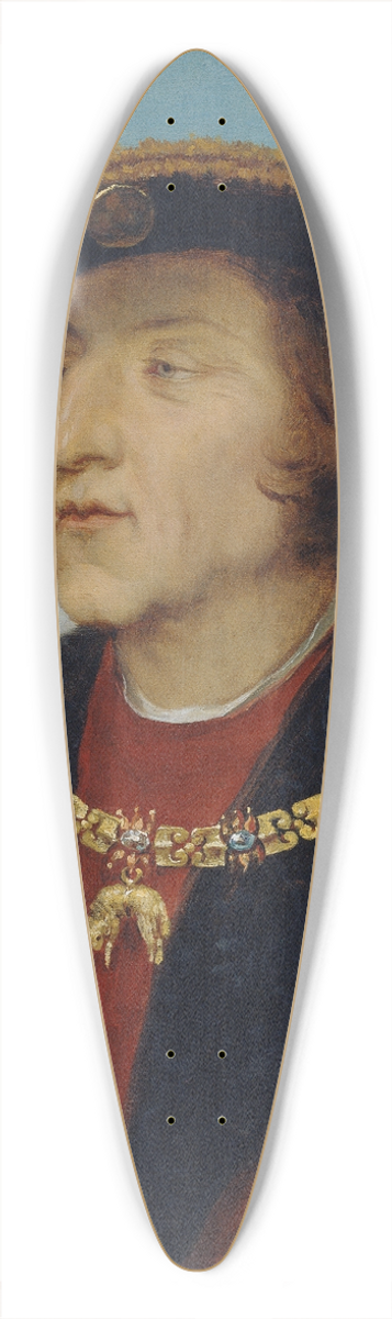 Karl von Blaas - Kaiser Maximilian I. 39.3 inch art pintail longboard deck