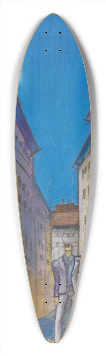 Karl Wiener - Augustsonntag 39.3 inch art pintail longboard deck