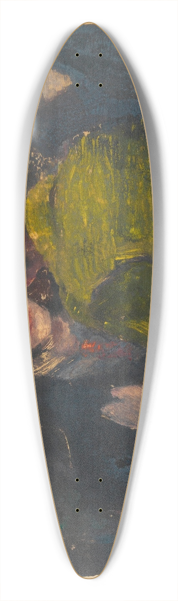 Karl Wiener - Auseinandersetzung 39.3 inch art pintail longboard deck