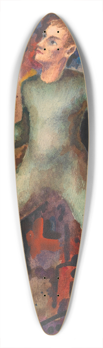 Karl Wiener - Der Sucher 39.3 inch art pintail longboard deck