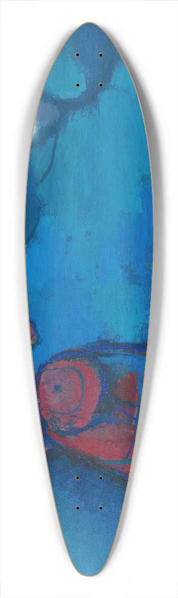 Karl Wiener - Gespenst 39.3 inch art pintail longboard deck
