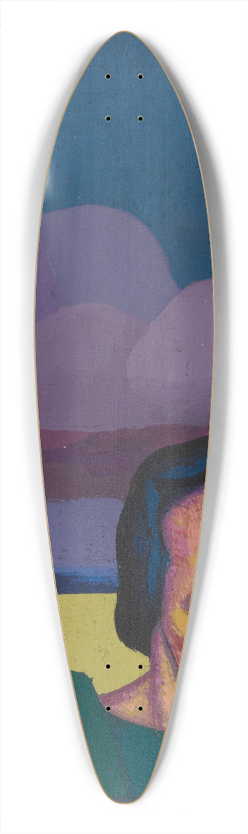 Karl Wiener - Karfreitag (weibliches Portrt) 39.3 inch art pintail longboard deck