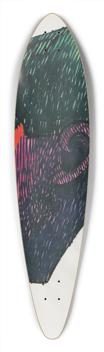Karl Wiener - Kopfstudie, aus; Profile, 10 Bltter, Graz VIII 39.3 inch art pintail longboard deck