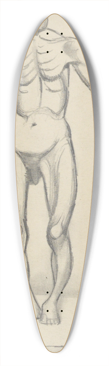 Karl Wiener - Letzte Novemberrose 39.3 inch art pintail longboard deck