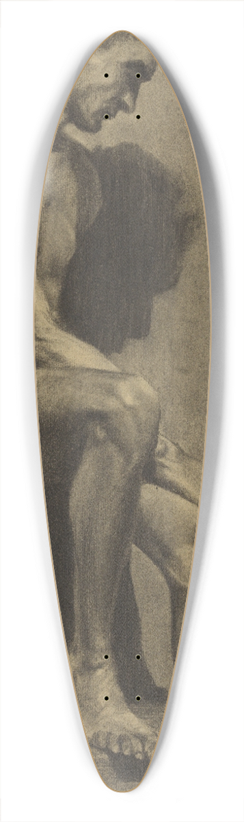 Karl Wiener - mnnlicher Akt 39.3 inch art pintail longboard deck
