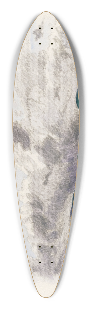 Karl Wiener - Naturstudie XIII 39.3 inch art pintail longboard deck
