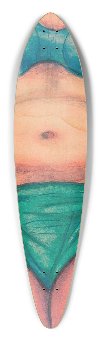 Karl Wiener - Ohne Titel 39.3 inch art pintail longboard deck
