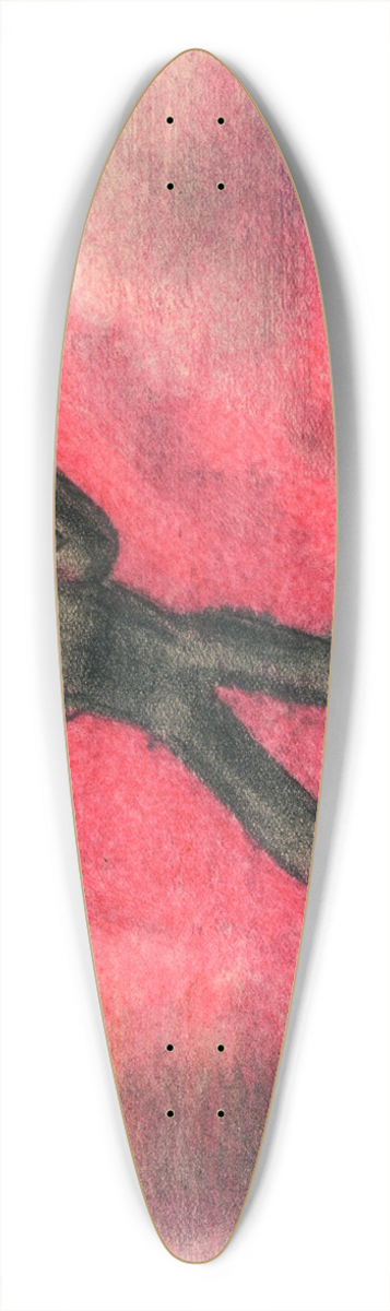 Karl Wiener - Ohne Titel VIII 39.3 inch art pintail longboard deck