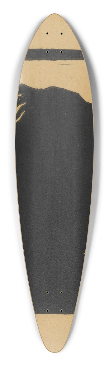 Karl Wiener - Pepi 39.3 inch art pintail longboard deck