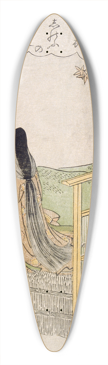 Katsukawa Shunsh - The Syllable I 39.3 inch art pintail longboard deck