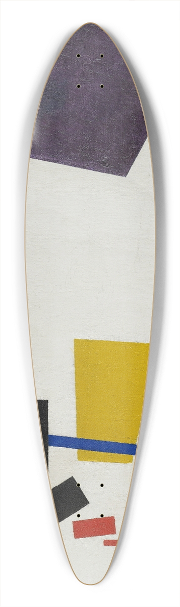 Kazimir Malevich - Painterly Realism of a Football Player  Color Masses in the 4th Dimension 39.3 inch art pintail longboard deck